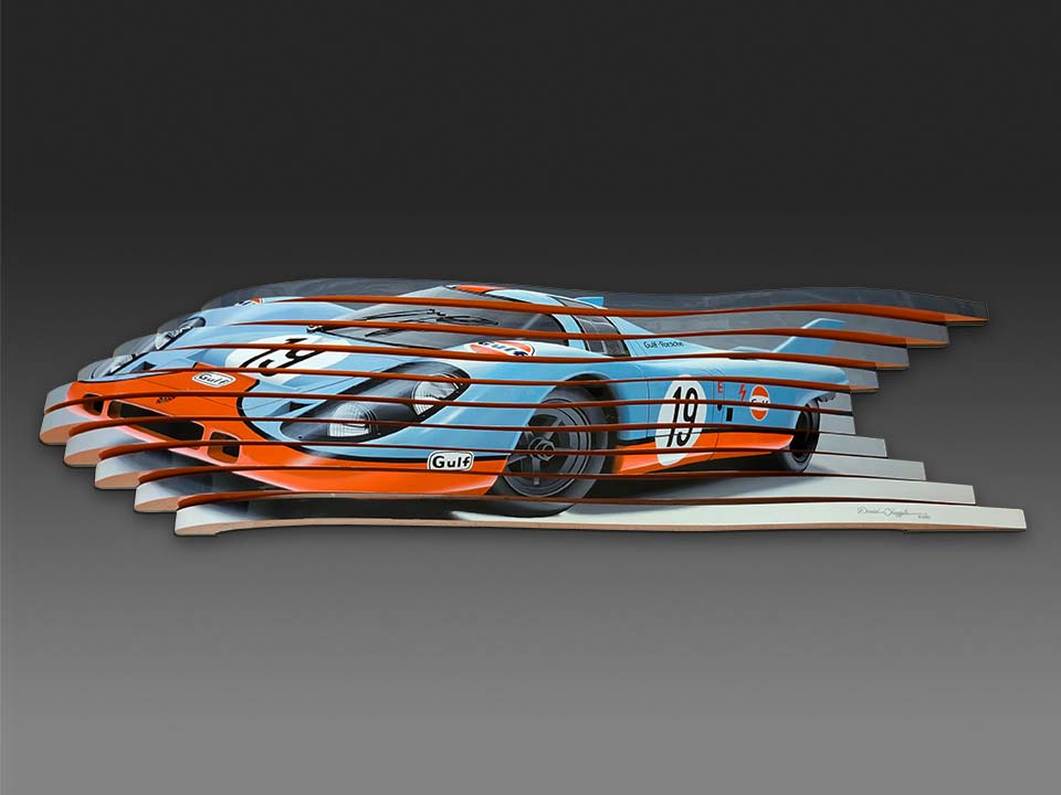 Gulf 917 K Wall Sculpture